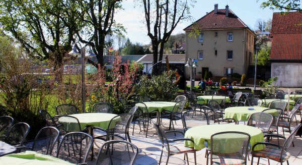 Kinderspielplatz direkt am Haus